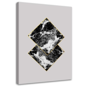 OBRAZ NA PŁÓTNIE Abstrakcja Geometryczna 80x120