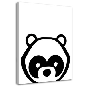 OBRAZ NA PŁÓTNIE Panda Miś Zwierzęta 40x60