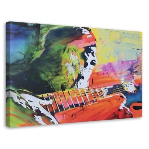 OBRAZ NA PŁÓTNIE Kurt Cobain Nirvana 60x40