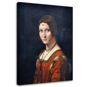 OBRAZ NA PŁÓTNIE REPRODUKCJA La Belle Feronierre- Da Vinci, 80x120