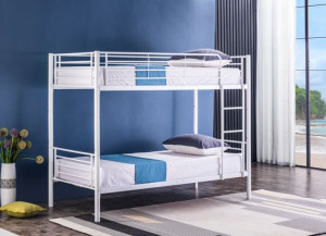 Łóżko Podwójne Furnitex Metal 90x200 biały
