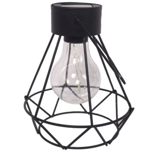 Lampa solarna LED ogrodowa Edison metalowa LED