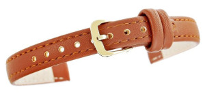 Pasek do zegarka CLASSIC - skóra 12 mm 4999-12XXL-2Z Brązowy