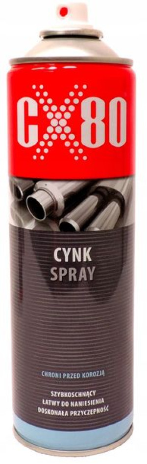 Cx-80 Cynk Spray Zabezpiecza Przed Korozją 500ml