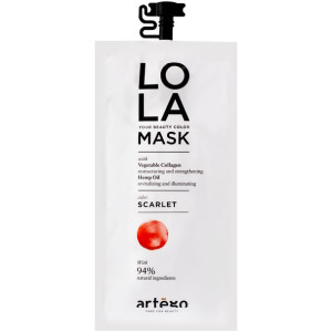 Artego Lola Scarlet Maska koloryzująca 20ml do włosów ruduch i mahoniowych