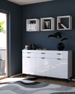 Brighton Komoda BDK-1 biały połysk