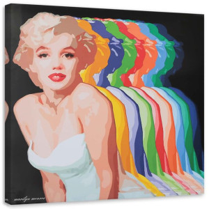 OBRAZ NA PŁÓTNIE Pop Art Marilyn Monroe 60x60