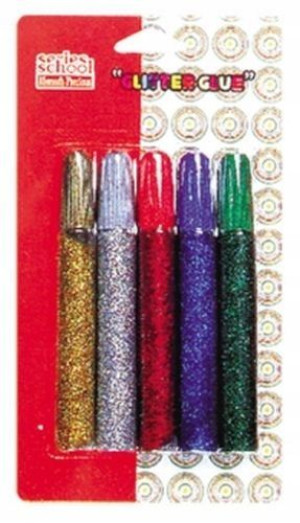 SDM klej brokatowy w sztyfcie 10ml 5szt kolory