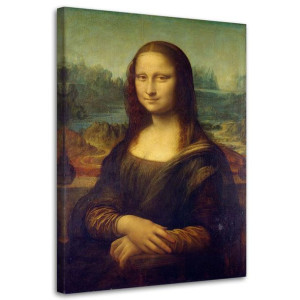 OBRAZ NA PŁÓTNIE REPRODUKCJA Mona Lisa - Da Vinci, 70x100