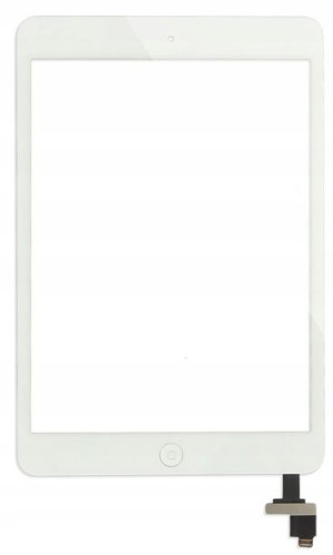 Dotyk Szybka Ipad Mini 1 2 Digitizer +home Biały
