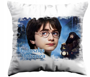 Poduszka Harry Potter + Imię Prezent Święta