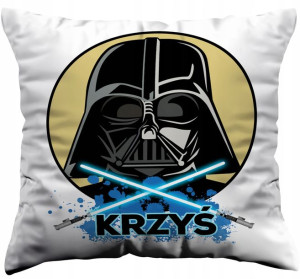 Poduszka Star Wars+imię Urodziny Dzień Dziecka Y5