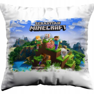 Poduszka Imię Minecraft Święta Prezent Mikołajki