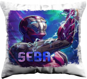 Poduszka Iron Man+imię Full Prezent Dziecka Y5