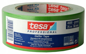 Taśma naprawcza tesa Gaffer 25m x50mm zielona 4688