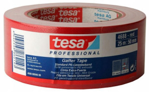 Taśma naprawcza tesa Gaffer 25m x 50mm czerwona