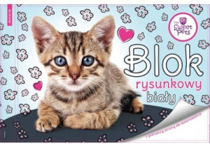 Sweet Pets blok rysunkowy KOTEK A4 20 kartek 5232