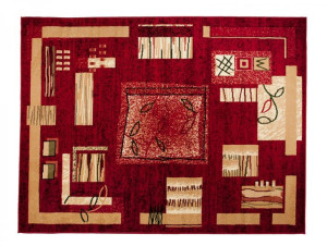 Dywan nowoczesny 5067D RED ATLAS PP 0.70x1.30