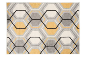 Dywan nowoczesny C569K GRAY/DARK_GRAY LAZUR 0.80x1.50