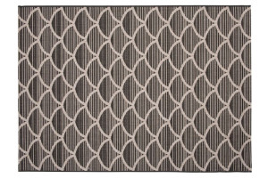 Dywan Sznurkowy 20567 Black / Silver 0.60x1.10