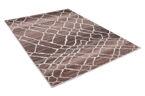 Dywan nowoczesny H072A BROWN SARI BRH 0.80x1.50