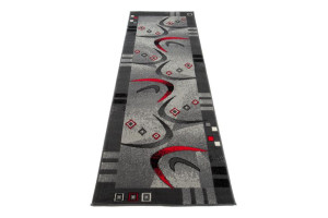 Dywan nowoczesny 4596A DARK GRAY CHEAP PP CRM 0.70x3.00
