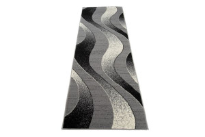 Dywan nowoczesny K857A GRAY CHEAP PP CRM 0.80x3.00