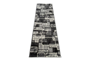 Dywan nowoczesny K859A DARK GRAY CHEAP PP CRM 0.80x2.50
