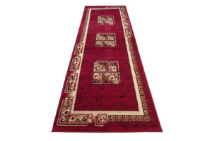 Dywan nowoczesny 4489B RED ATLAS PP 0.70x2.50