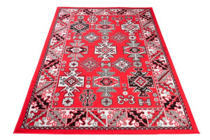 Dywan nowoczesny C645C RED EUFRAT ESM 0.70x1.40