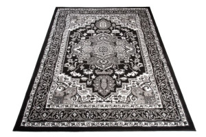 Dywan nowoczesny Q011A BLACK EUFRAT ESM 1.20x1.70