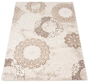 Dywan Galya ornament glamour 02 beżowy / brązowy 80x150