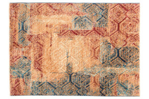 Dywan nowoczesny 2884A IVORY / BLUE MYSTIC 0.80x1.50