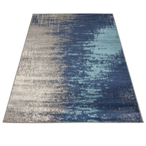 Dywan nowoczesny H170A DARK BLUE SPRING 0.80x1.50