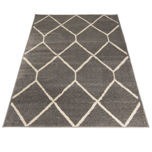 Dywan nowoczesny H180A DARK GRAY SPRING 0.80x1.50