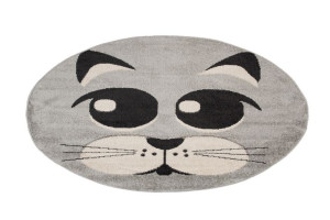 Dywan Dziecięcy E669A GRAY HAPPY FBA 1.00x1.00