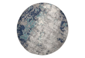 Dywan nowoczesny H172A DARK BLUE SPRING 1.00x1.00