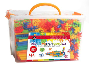 Klocki małych geniuszy - Słomki, 1000 elementów