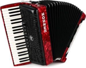 Hohner Bravo Iii 120 Czerwony Akordeon