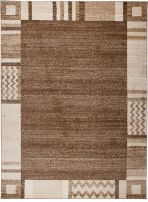 Dywan nowoczesny 3432A LIGHT BROWN RASTA 1.20x1.70