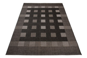 Dywan Sznurkowy 20203 Black / Silver 1.20x1.70