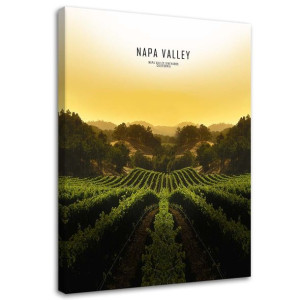 OBRAZ NA PŁÓTNIE Napa Valley Krajobraz obraz 70x100