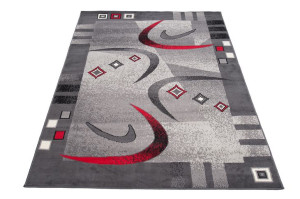 Dywan nowoczesny 4596A DARK GRAY CHEAP PP CRM 1.30x1.90