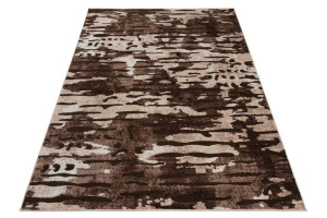 Dywan nowoczesny Q135A BROWN TANGO BOU 0.80x1.50