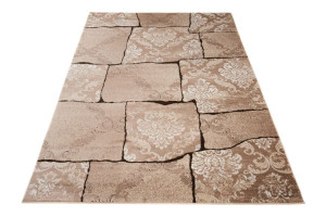 Dywan nowoczesny H020A LIGHT BEIGE TANGO BOU 1.20x1.70