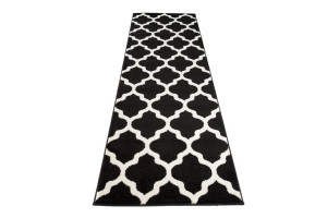 Dywan nowoczesny K082A BLACK MAROKO O0X 0.70x2.00