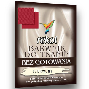 Argus Barwnik Do Tkanin Bez Gotowania Czerwony