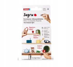 Klej formowalny guma silikonowa tesa Sugru mix x3