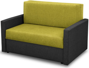 Sofa Fotel Amerykanka Rozkładana Tedi 1 D37 Czarny Zielony