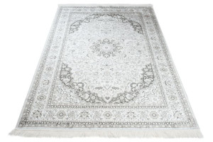 Dywan nowoczesny Isphahan 77801/229 Silver 0.80x2.20